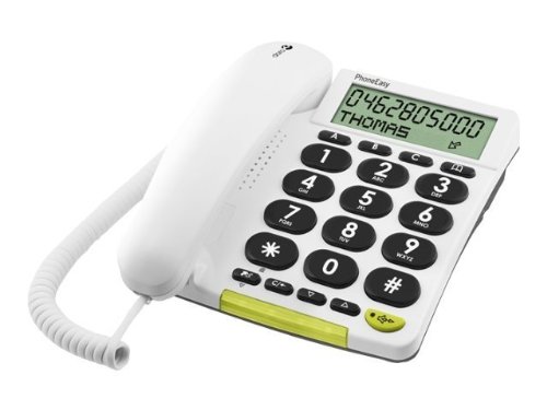 Doro Telephone Filaire Phoneeasy 312cs Avec Id Dappelant Blanc