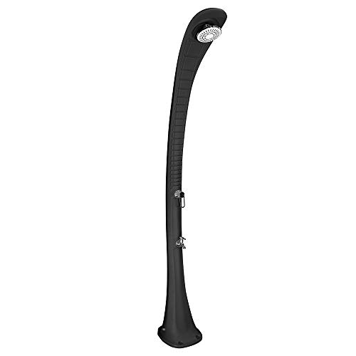 Douche Solaire Cobra 32l Avec Rince Pieds Formidra Polyethylene Hd Anthracite