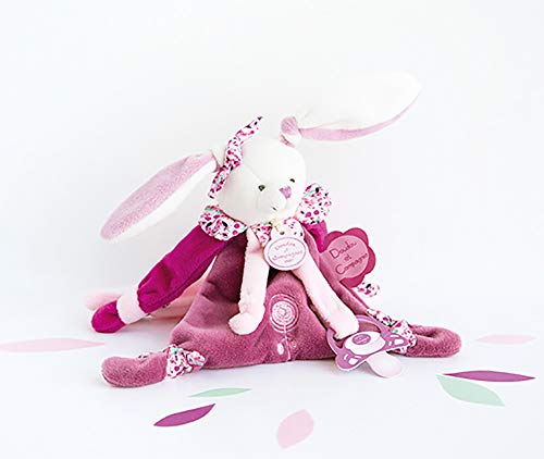 Attache-sucette Doudou - Doudou Et Compagnie - Cerise Et Petit Chou - Rose - Pour Bebe