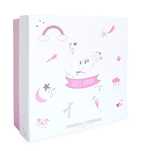 doudou et compagnie Doudou I Love mon doudou Licorne rose 22 cm