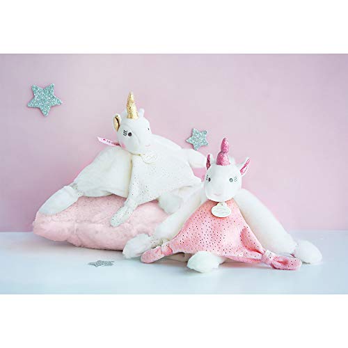 Doudou - Doudou Et Compagnie - Licorne Rose - 22 Cm - Fille - Enfant - Rose