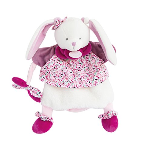 Marionnette - Doudou Et Compagnie - Cerise Et Petit Chou - Lapin Rose - Des La Naissance