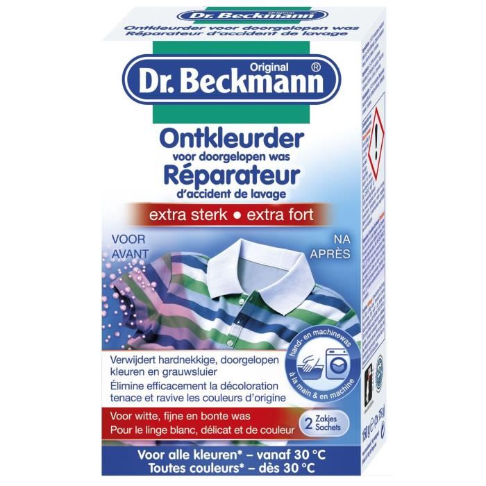 DR BECKMANN Reparateur d'accident de lavage - 2 x 75 g