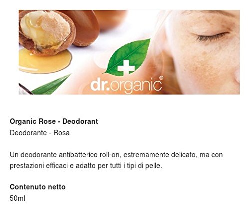 Dr Organic Deodorant Rosa Damascena 50 Ml
