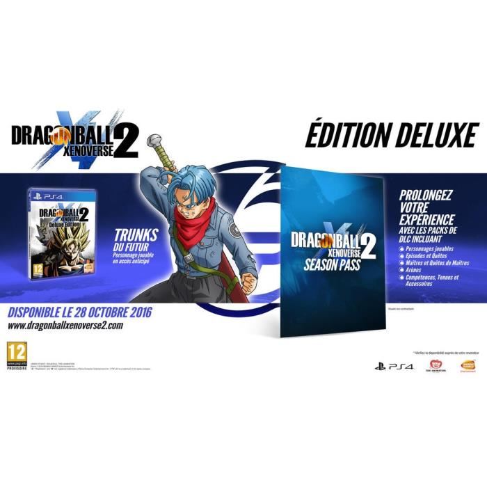 Dragon Ball Xenoverse 2 Deluxe Edition Jeu Ps4