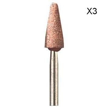3 meules a rectifier en oxyde d'aluminium 6,4 mm (953) Dremel