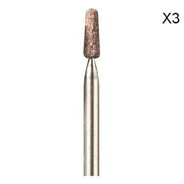 DREMEL 3 meules a rectifier en oxyde daluminium