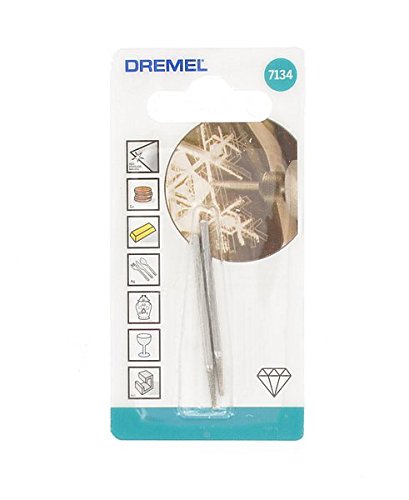 Lot De 2 Pointes Diamantees - Dremel - 7134 - Diametre 2mm - Pour Gravure Et Sculpture