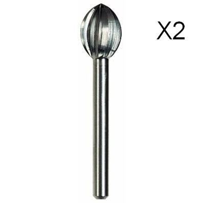 DREMEL Lot de 2 fraises haute vitesse 78 mm 144