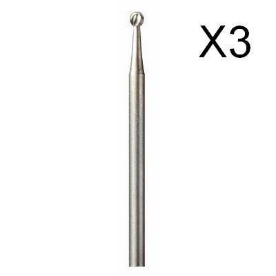 DREMEL Lot de 3 fraises a graver 107