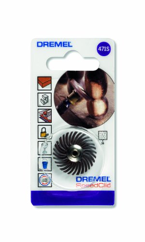 Brosse Abrasive De Precision Dremel S471 - Diametre 25mm - Grain 36 - Pour Poncage Et Polissage