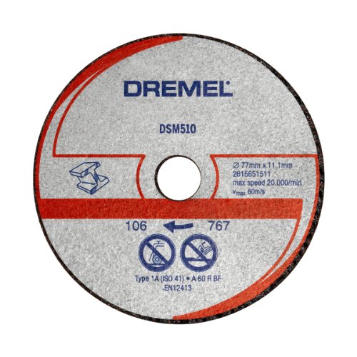Dremel 3 Disques Metalplastique Dsm510 Pour Dsm20