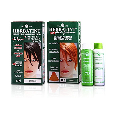 Herbatint Coloration Cheveux Naturelle 4M Chatain Acajou - 150ml - Herbatint