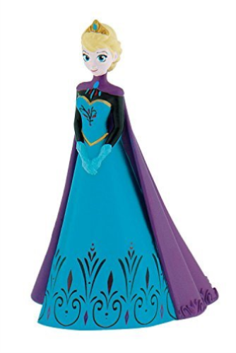 Figurine Elsa Cape - La Reine Des Neiges Disney - 12 Cm - Bully - Pour Enfant De 3 Ans