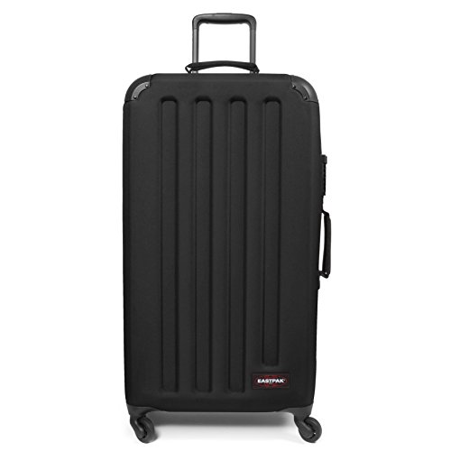Valise Hybride Eastpak Tranzshell 77 Cm Noir Cadenas Tsa 4 Roulettes 360a°
