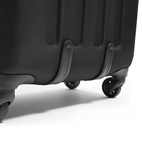 Valise Hybride Eastpak Tranzshell 77 Cm Noir Cadenas Tsa 4 Roulettes 360a°