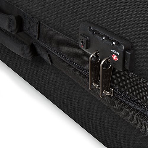 Valise Hybride Eastpak Tranzshell 77 Cm Noir Cadenas Tsa 4 Roulettes 360a°