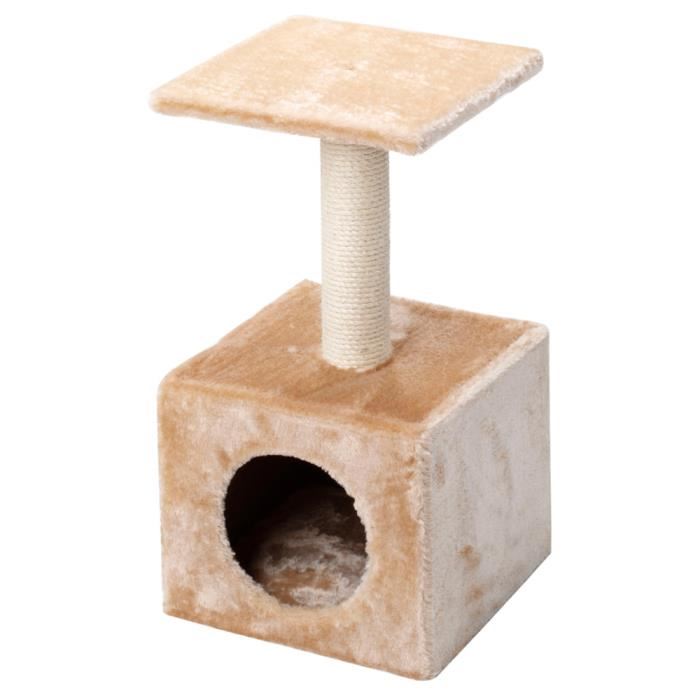 Arbre A Chat - Ebi - Abey - 30x30x60cm - Beige - Interieur