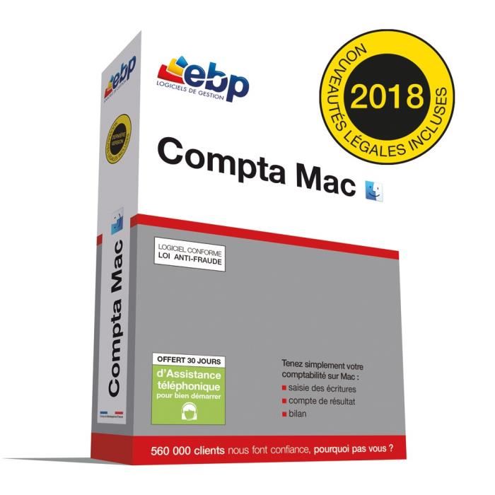 Ebp Compta Mac - Derniere Version 2020 - Ntes Legales Incluses