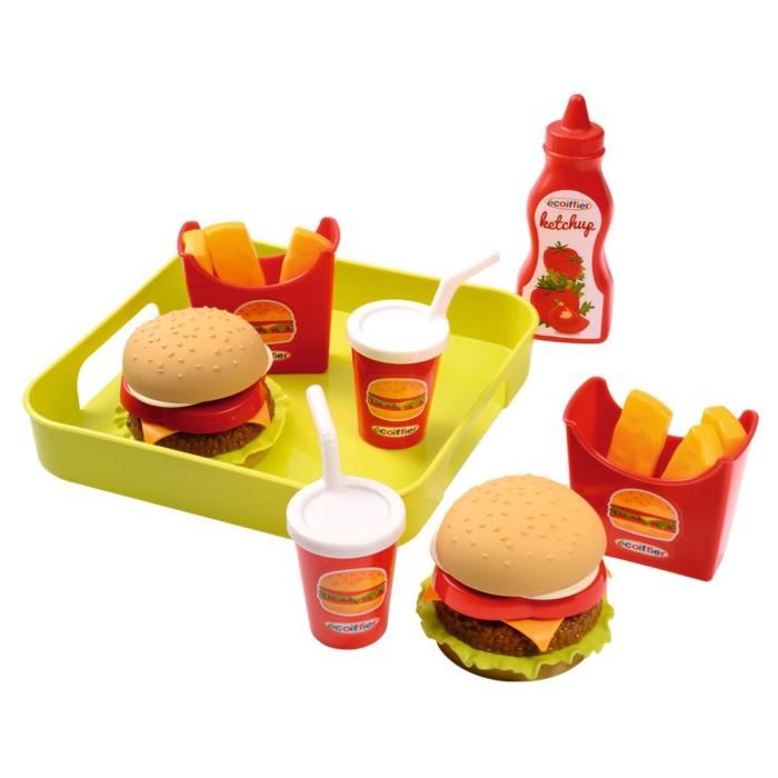 Ecoiffier Chef Plateau Hamburger 195 Cm