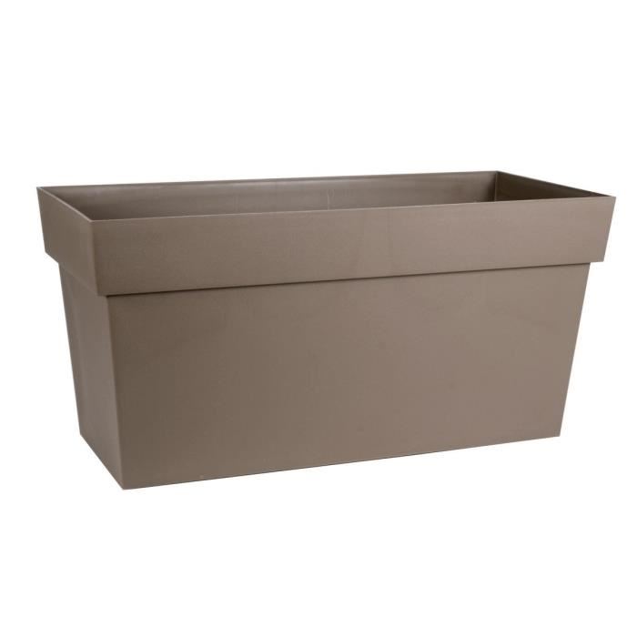 Muret Toscane taupe avec grille