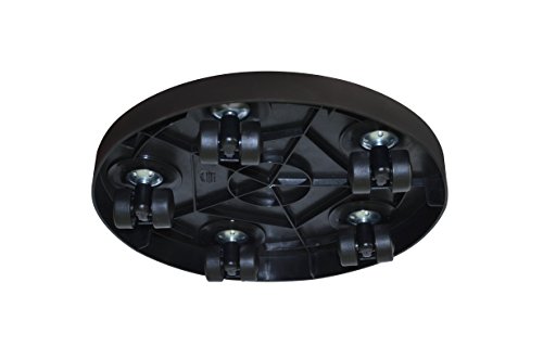 Roule pot rond 30 cm decor pierre ardoise