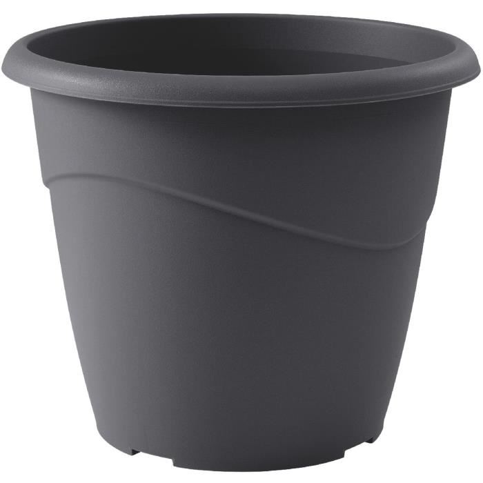 EDA Pot de fleur rond non perce Marina O 35 x H 295 cm 16 L Gris