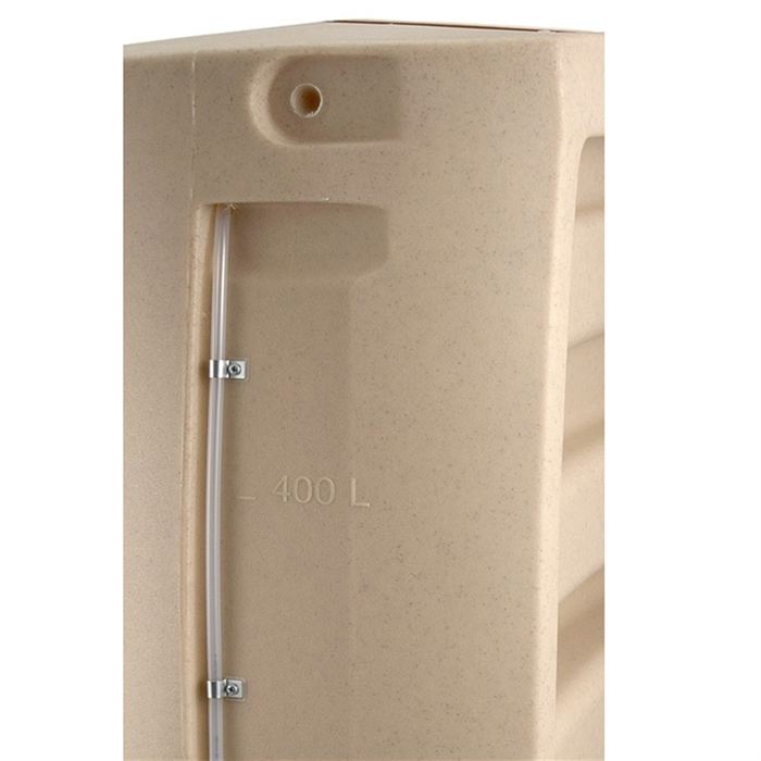 Eda Recuperateur D'eau Recup'o + 1 Kit Collecteur 107x80x181cm - Contenance 1000l - Beige