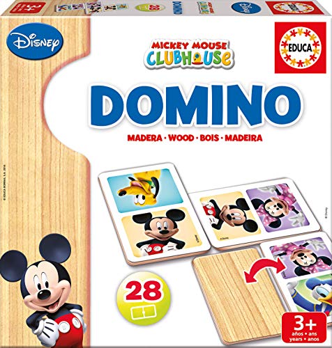 Educa - 16037 - Domino En Bois - Mickey ...