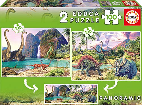 educa Puzzle 2 x 100 pieces : Dino World