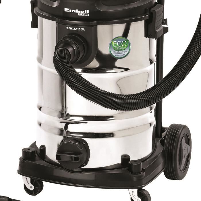 Einhell Aspirateur Eaux Et Poussieres Te Vc 2230 Sa 1150w Cuve 30l Prise Synchro Oep Livre Avec Accessoires