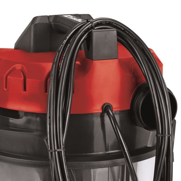 Einhell Aspirateur Eaux Et Poussieres Te Vc 2230 Sa 1150w Cuve 30l Prise Synchro Oep Livre Avec Accessoires