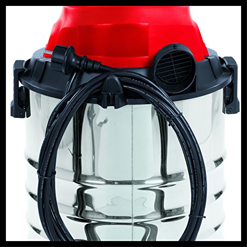 Einhell Aspirateur Eaux Et Poussieres Tc-vc 1930 Sa (1500 W Cuve 30l Prise Synchro Oep Livre Avec Accessoires)