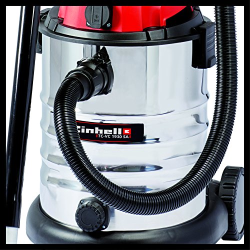 Einhell Aspirateur Eaux Et Poussieres Tc-vc 1930 Sa (1500 W Cuve 30l Prise Synchro Oep Livre Avec Accessoires)