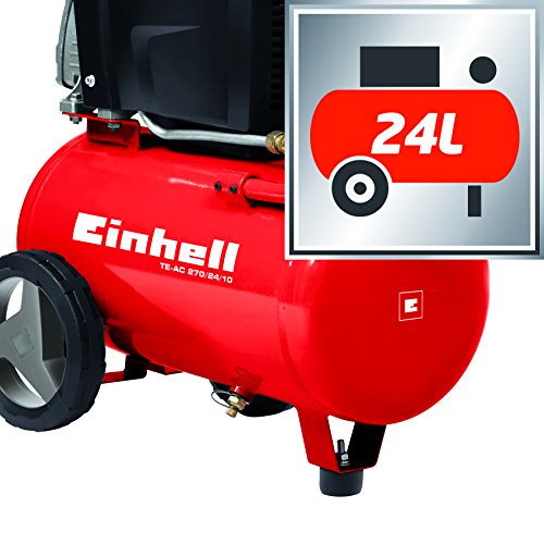 Einhell Compresseur d'air electrique 24 L 1800 W 230 V TE-AC 270/24/10
