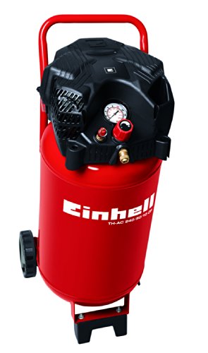 Einhell Compresseur Vertical Th-ac 240/50/10 Of (1 500 W Cuve: 50 L Pied Amortisseur De Vibrations)