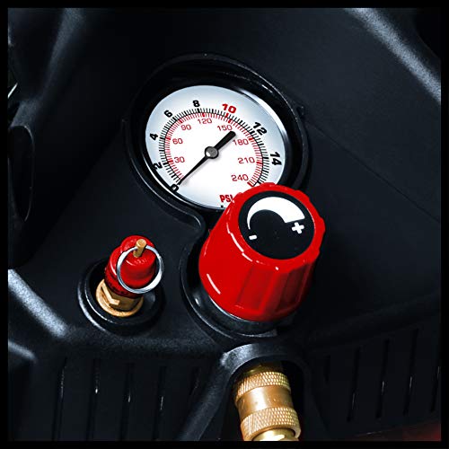 Einhell Compresseur Vertical Th-ac 240/50/10 Of (1 500 W Cuve: 50 L Pied Amortisseur De Vibrations)