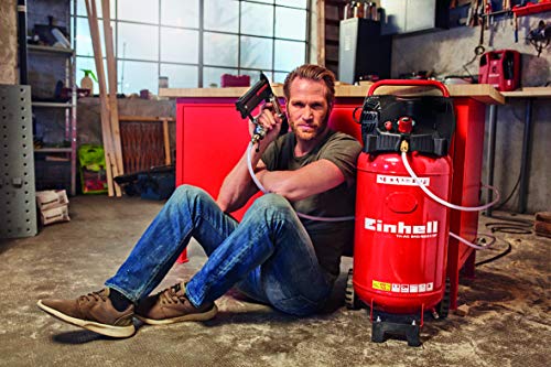 Einhell Compresseur Vertical Th-ac 240/50/10 Of (1 500 W Cuve: 50 L Pied Amortisseur De Vibrations)