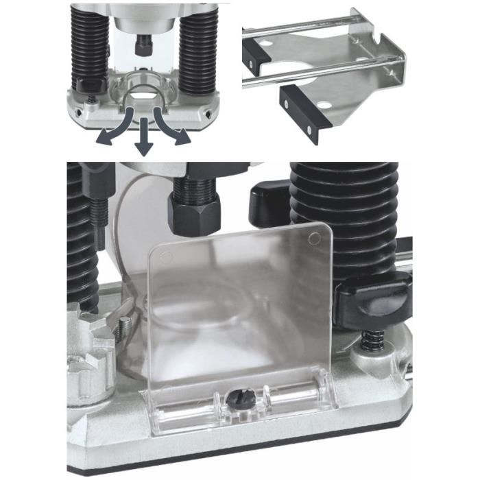 Einhell Defonceuse Tc-ro 1155 E (1100 W Regime 11000-30000 Trs/min Hauteur De Levee : 55 Mm Pince De Serrage :  8 Et  6 Mm)