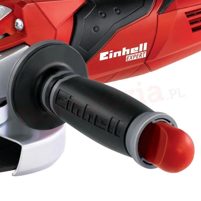 Einhell Meuleuse Dangle 115mm Te-ag 115 (720w Avec Poignee Supplementaire Cle A Bride) Livre Sans Disque De Coupe