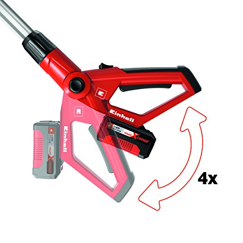 Einhell 3410800 Sans Fil Elagueuse Sur Perche, Taille-haie Power X-change Ge-hc 18 Li T- Solo Sans Batterie 18 V Li-ion 88 Cm