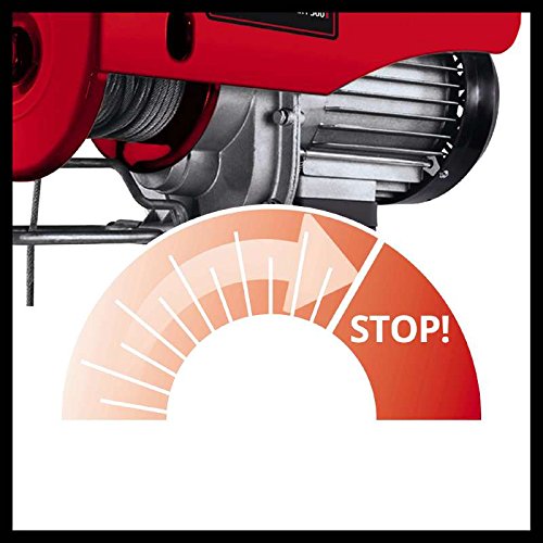 Einhell Palan Electrique Tc Eh 500 1000 W Cable Metallique 12 M 4 Mm Max 500kg
