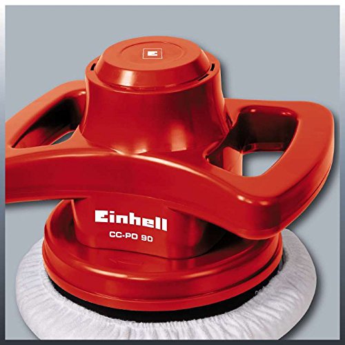 Einhell Polisseuse Pour Carrosserie Cc-po 90 (90w Diametre 240mm) Livre Avec Bonnet Textile Et Bonnet Synthetique