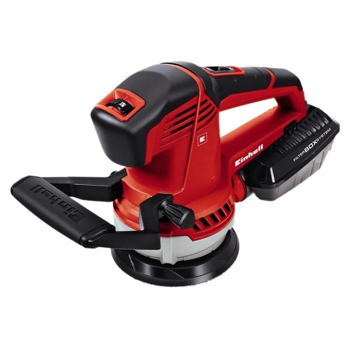 Einhell Ponceuse Excentrique Te-rs 40 E (400 W Diametre Du Disque Abrasif:125 Mm)