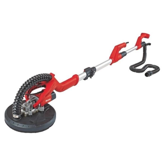Einhell Ponceuse Girafe Tc-dw 225 (600 W Cable 4m Manche Telescopique 165 Cm) Livre En Coffret Avec 6 Disques 225 Mm