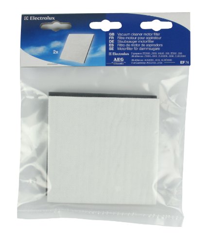 Filtres Moteur - Electrolux - Ef74 - Jeu De 2 Filtres Dorigine - Compatible Avec Plusieurs Modeles