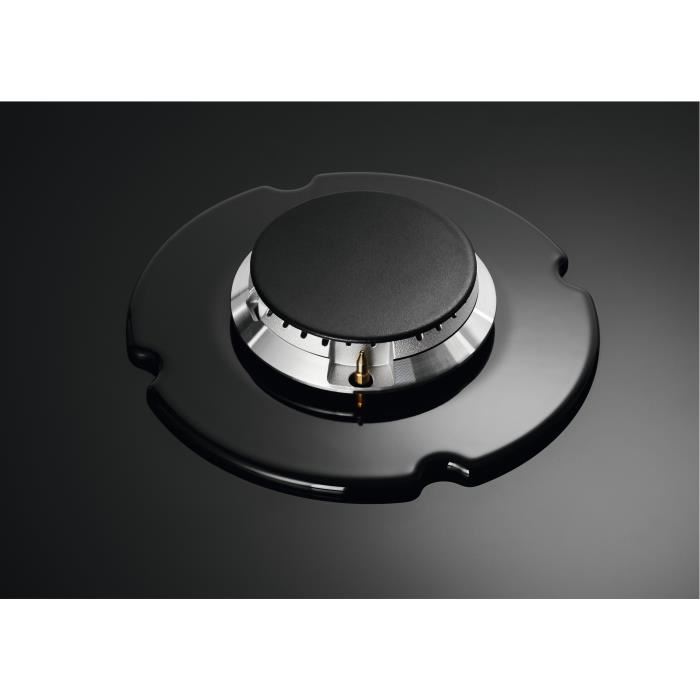 Electrolux Kgg6407k Table De Cuisson Gaz 4 Foyers L 58 X P 51 Cm Revetement Verre Noir