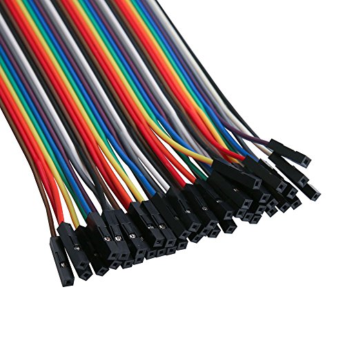 Elegoo Lot De 120pcs Cables Dupont Breadboard 28awg 3 En 1 40pin Male Vers Fe