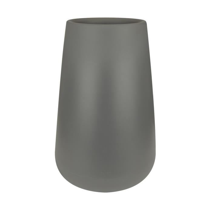Pure Pot De Fleurs Cone High 45 Cm Gris Ciment