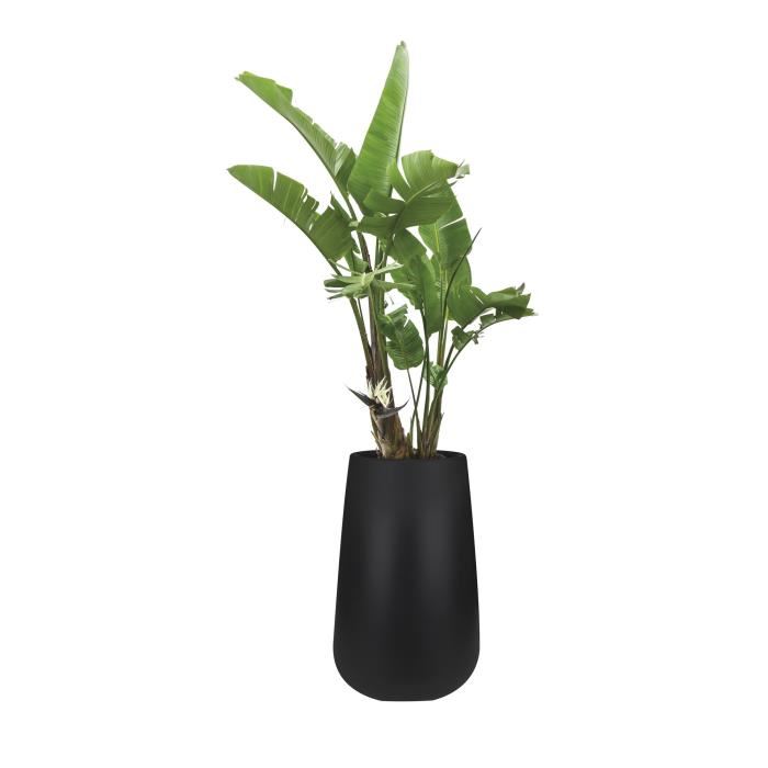 Pure Pot De Fleurs Cone High 45 Cm Gris Ciment